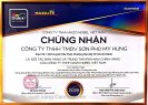 Chứng nhận là đối tác bán hàng & trung tâm pha màu chính hãng của akzo nobel việt nam 