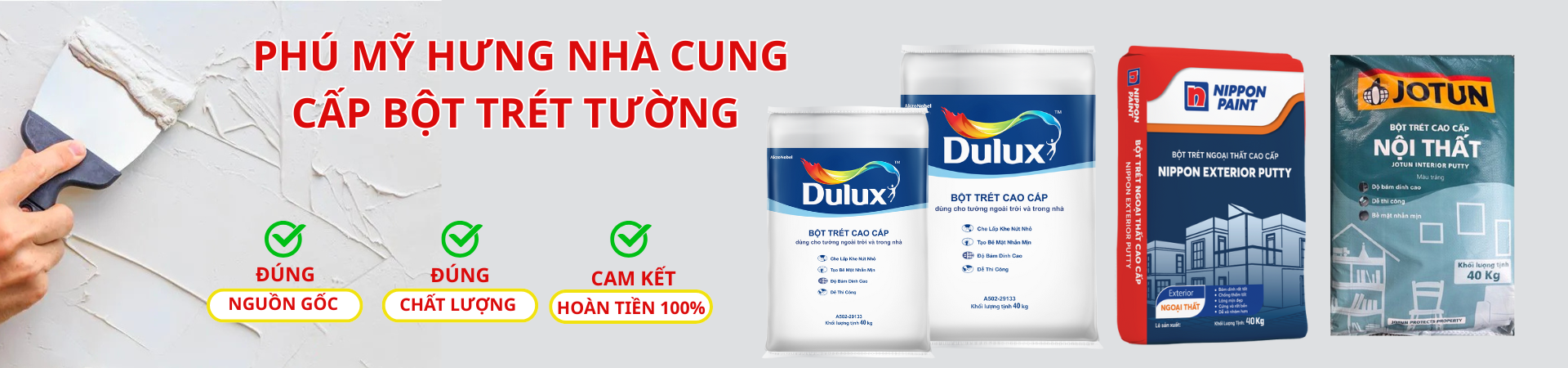 BỘT TRÉT TƯỜNG VIỆT MỸ