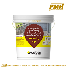 Chống thấm gốc xi măng weberdry top - Thùng 15Kg