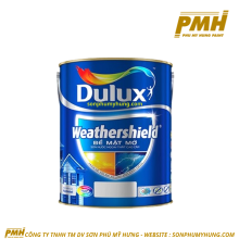Sơn Dulux Weathershield BJ8 bề mặt mờ 