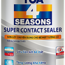 SƠN LÓT CHUYÊN DỤNG CHO BỀ MẶT TƯỜNG CŨ NỘI VÀ NGOẠI THẤT TOA 4 SEASONS SUPER CONTACT SEALER