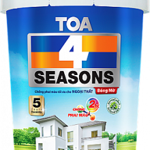 SƠN NƯỚC NGOẠI THẤT TOA 4 SEASONS BÓNG MỜ