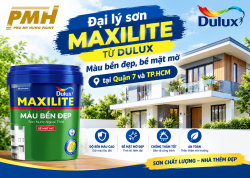 Đại lý sơn maxilite từ dulux màu bền đẹp – bề mặt mờ tại quận 7 và tp.hcm
