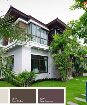 Bộ Sưu Tập Phối Màu Sơn Nhà Phố 2 Tầng Của JOTUN