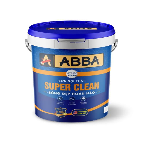 SƠN NỘI THẤT SIÊU CAO CẤP ABBA SUPER CLEAN A4