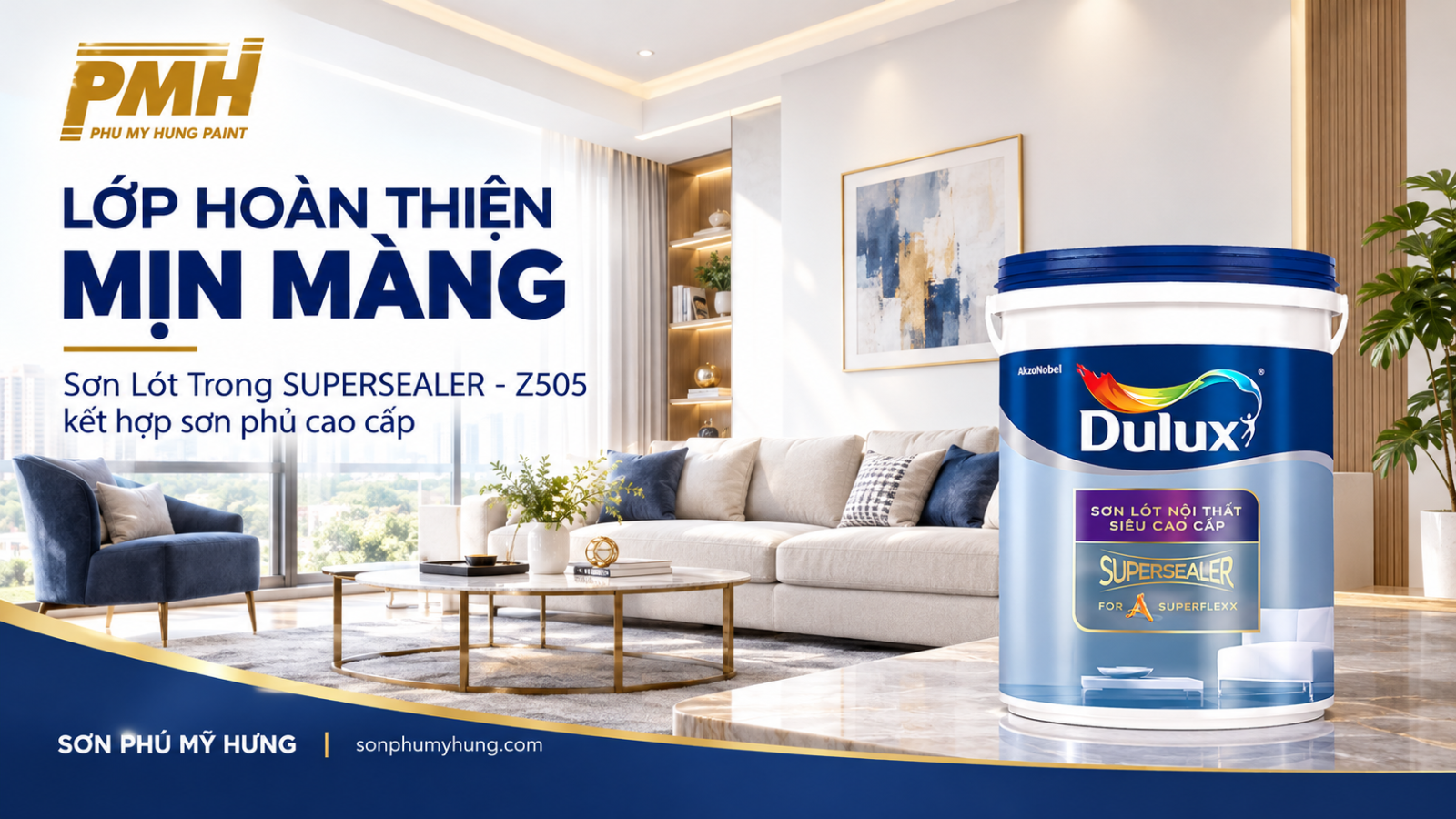 Quy trình sơn lót trong SUPERSEALER - Z505 đạt tiêu chuẩn chất lượng