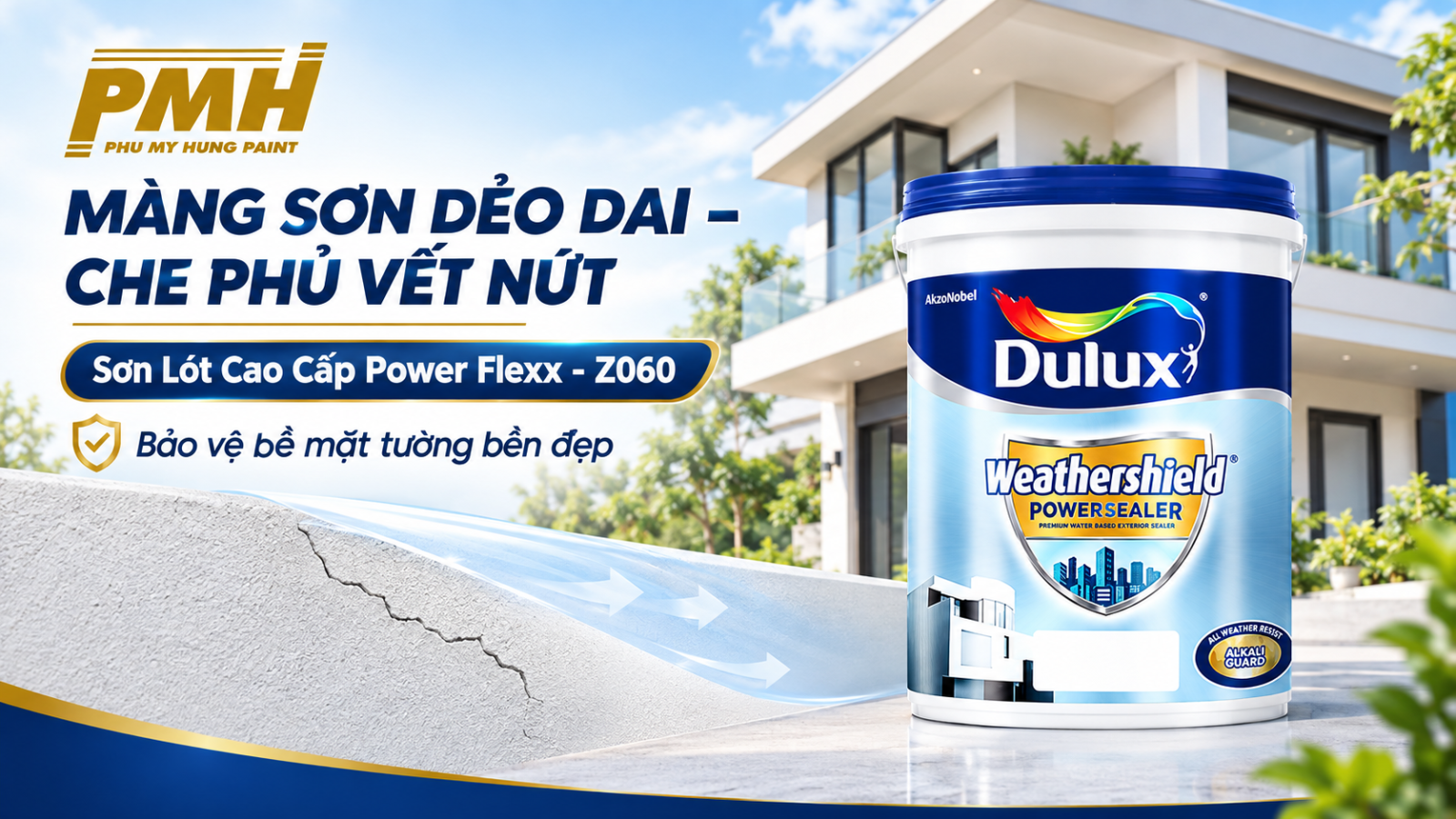 Tính năng vượt trội của Sơn Lót Cao Cấp Power Flexx - Z060