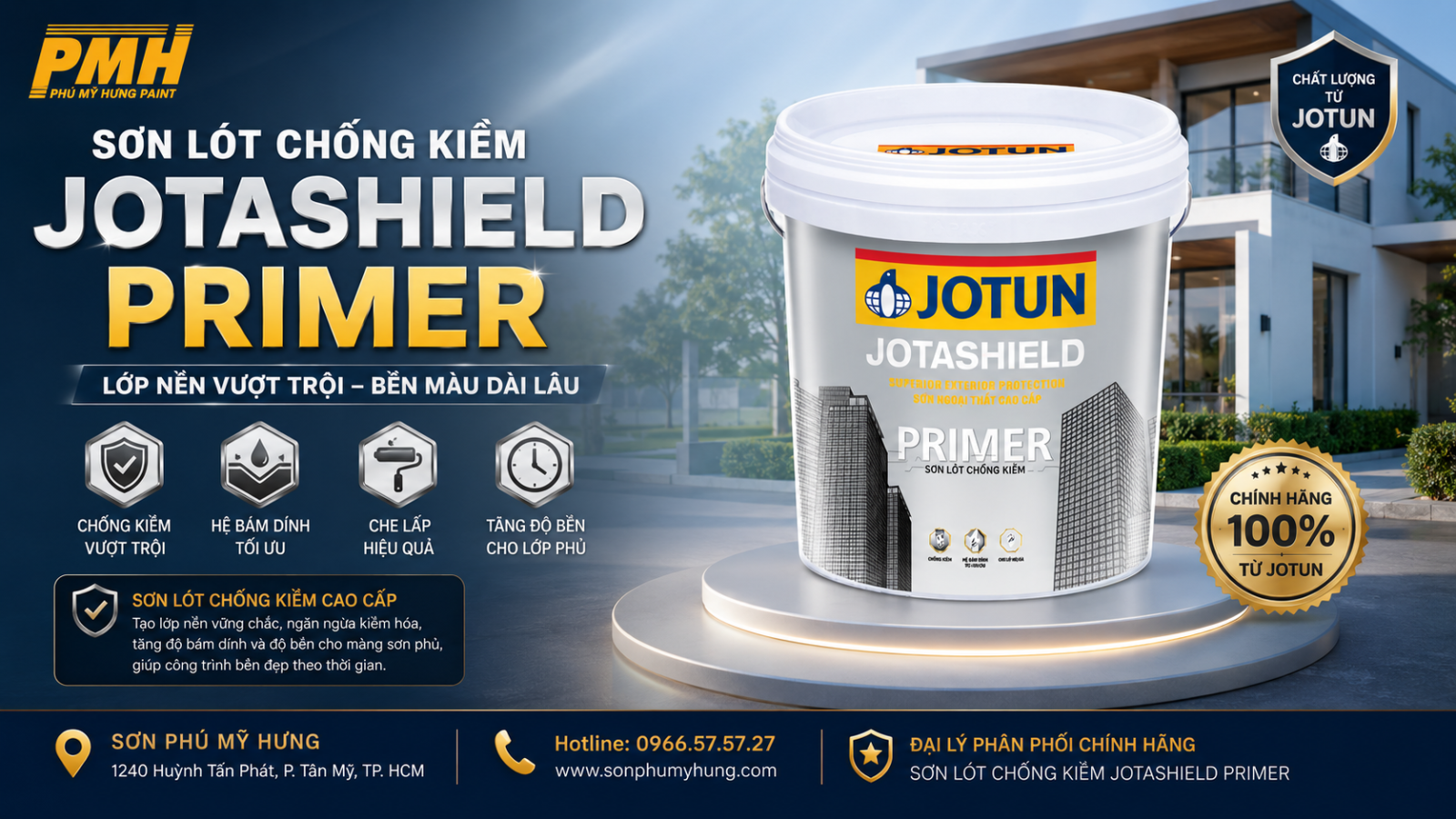 Sơn lót chống kiềm Jotashield Primer chính hãng Jotun