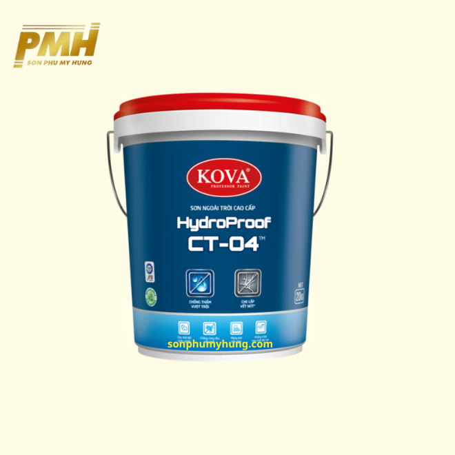 SƠN BÓNG CHỐNG THẤM CAO CẤP KOVA CT 04