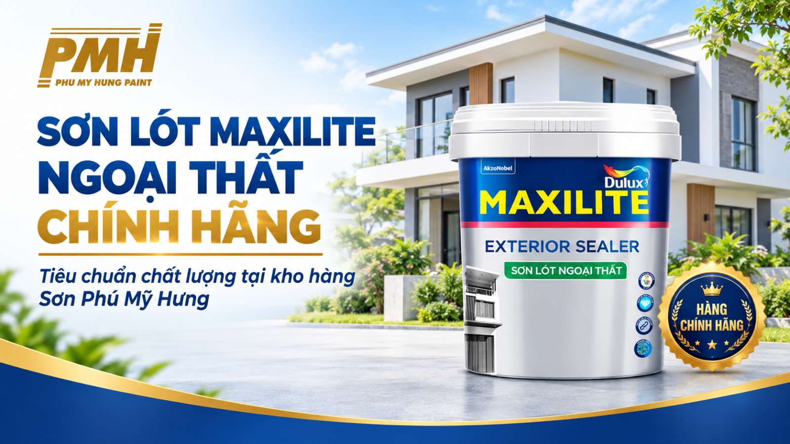 sơn lót maxilite ngoại thất chất lượng cao tại kho Sơn Phú Mỹ Hưng