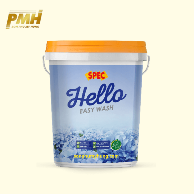 SƠN NỘI THẤT SPEC HELLO EASY WASH SƠN NƯỚC NỘI THẤT DỄ LAU CHÙ