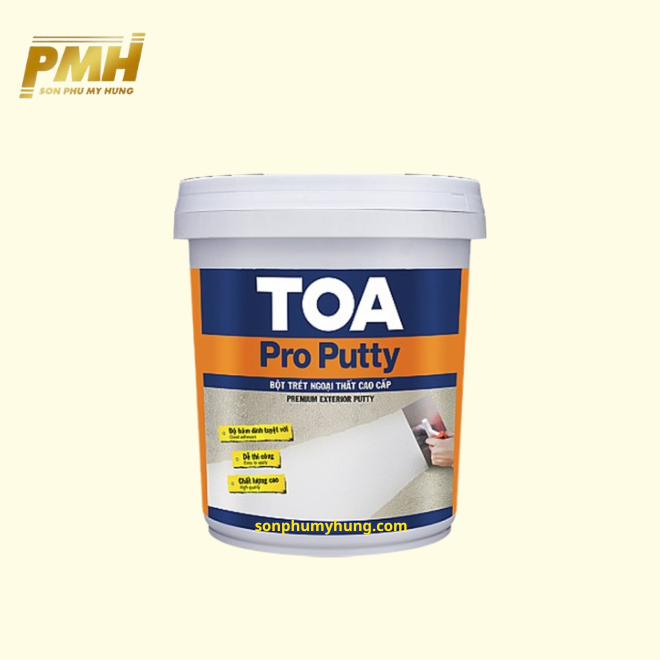 BỘT TRÉT NGOẠI THẤT CAO CẤP TOA PRO PUTTY