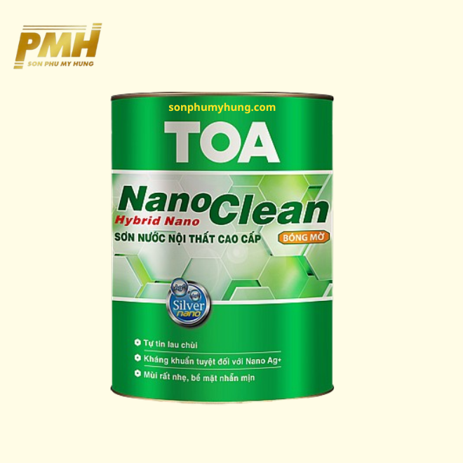 SƠN NƯỚC NỘI THẤT CAO CẤP TOA NANOCLEAN