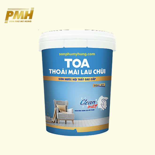 SƠN NƯỚC NỘI THẤT CAO CẤP TOA THOẢI MÁI LAU CHÙI
