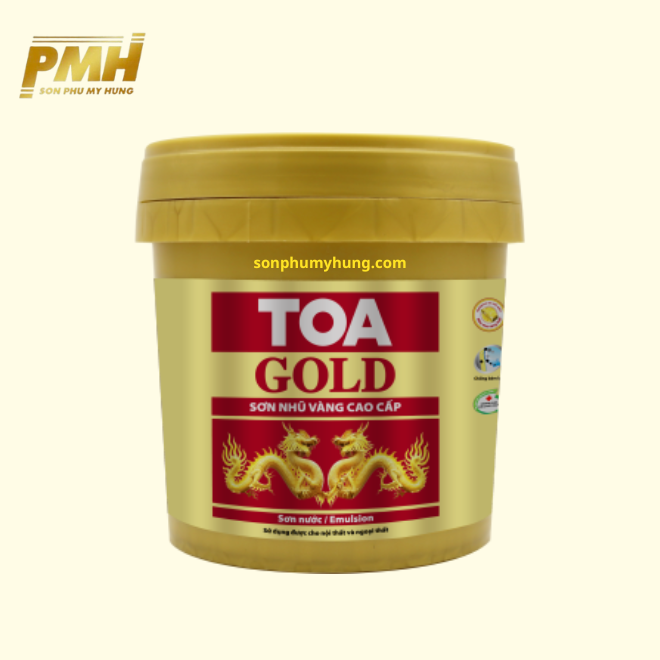 SƠN NƯỚC NHŨ VÀNG CAO CẤP TOA GOLD EMULSION