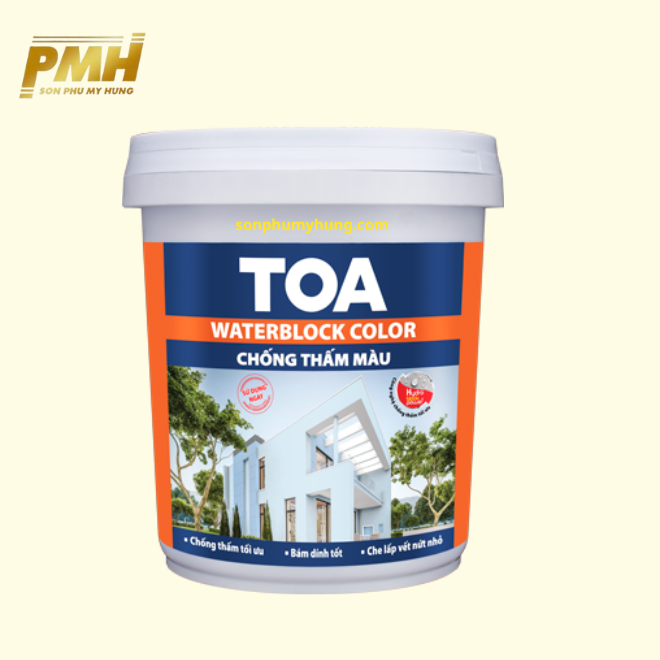 TOA WATERBLOCK COLOR – CHỐNG THẤM MÀU