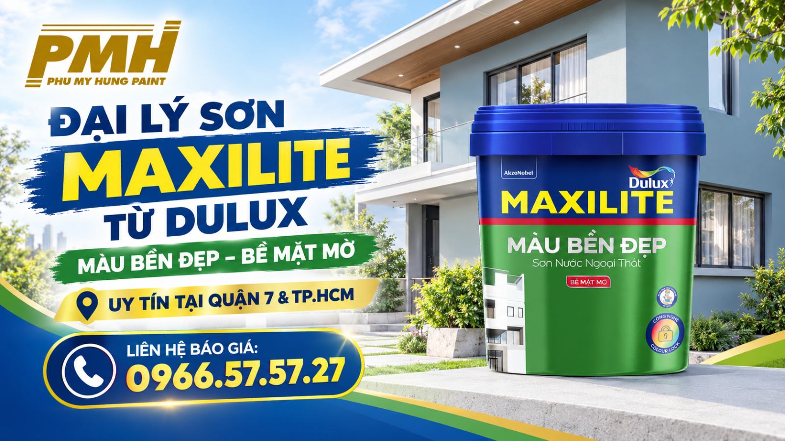 đại lý sơn maxilite từ dulux màu bền đẹp – bề mặt mờ tại quận 7 và tp.hcm đại lý sơn maxilite từ dulux màu bền đẹp – bề mặt mờ tại quận 7 và tp.hcm